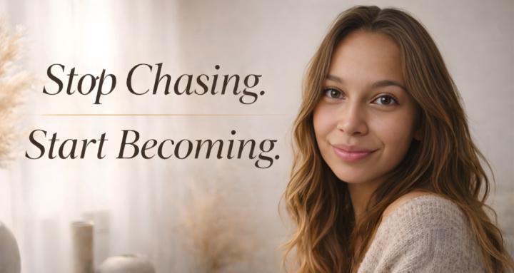 Stop Chasing. Start Becoming