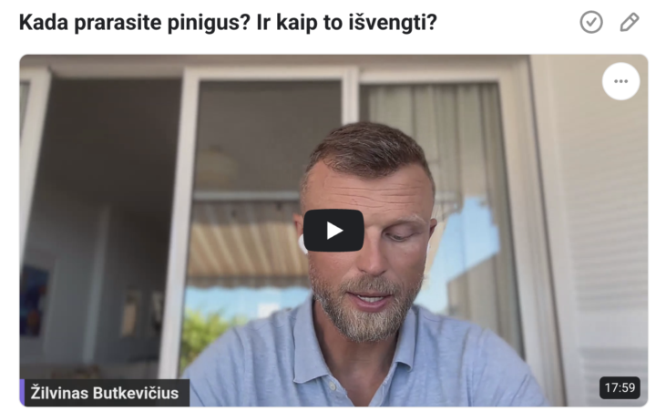 Pirmoji "Investavimo Pagrindai" paskaita jau clasroom'e