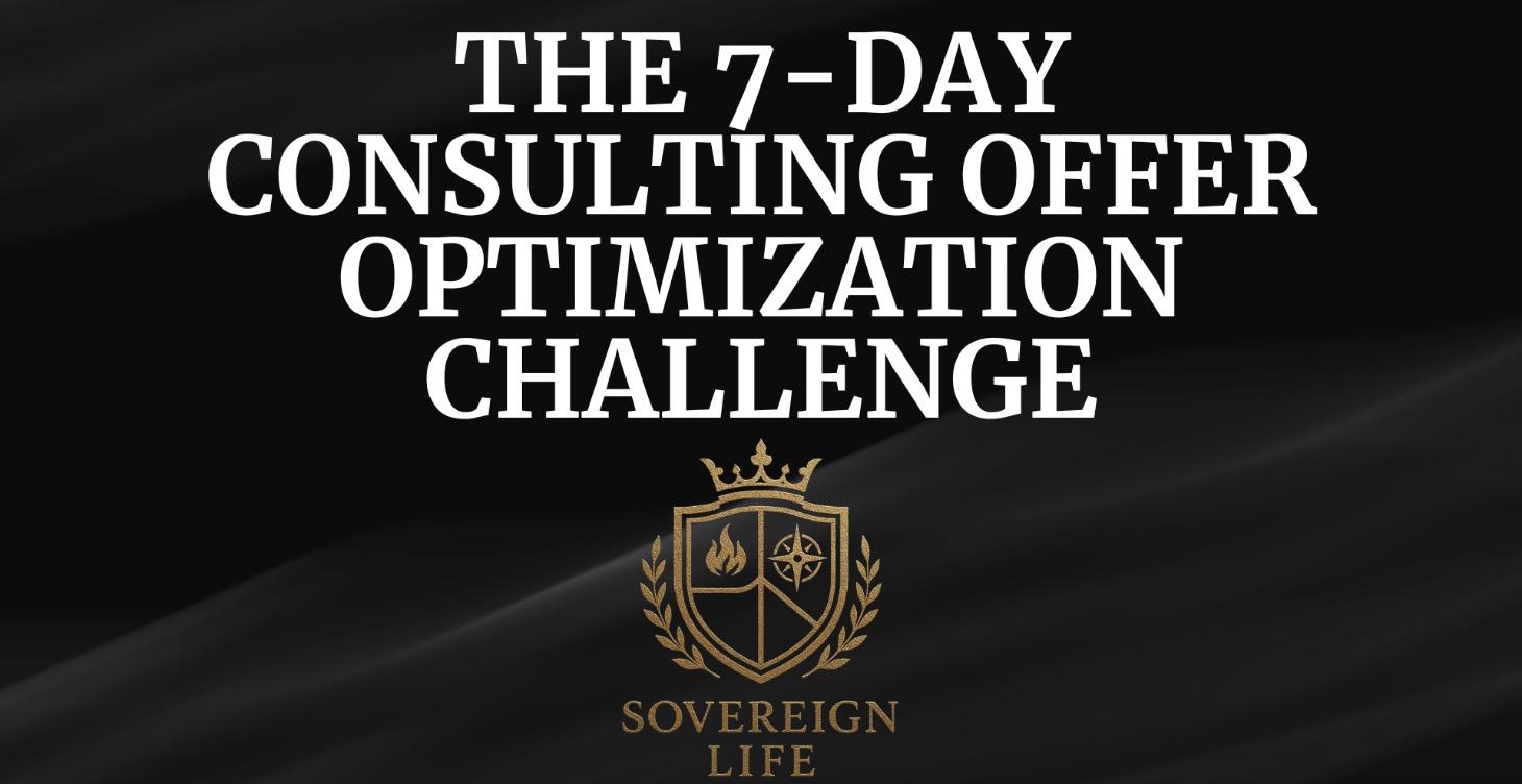 The 7-Day Consulting Offer Optimization Challenge