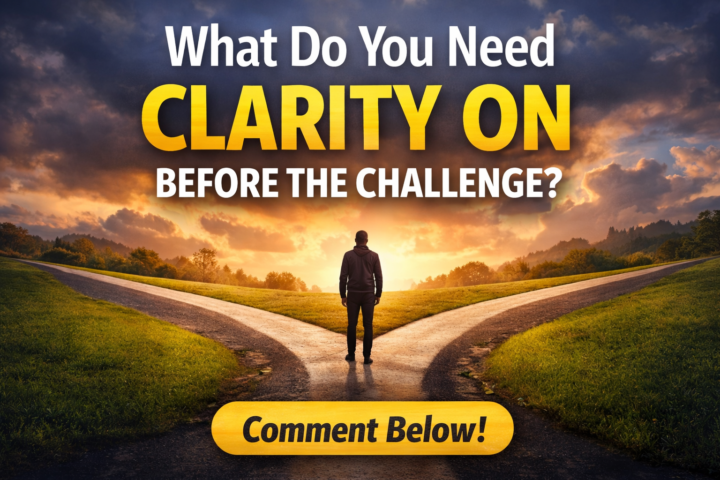 Before you start the challenge — I want to hear from you 👇