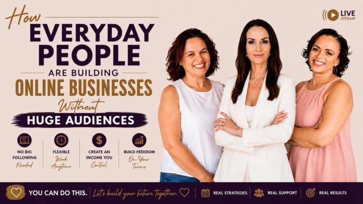 Free webinar 28 May 19:00 SAST: How Everyday People Are Building Online Businesses Without Huge Audiences