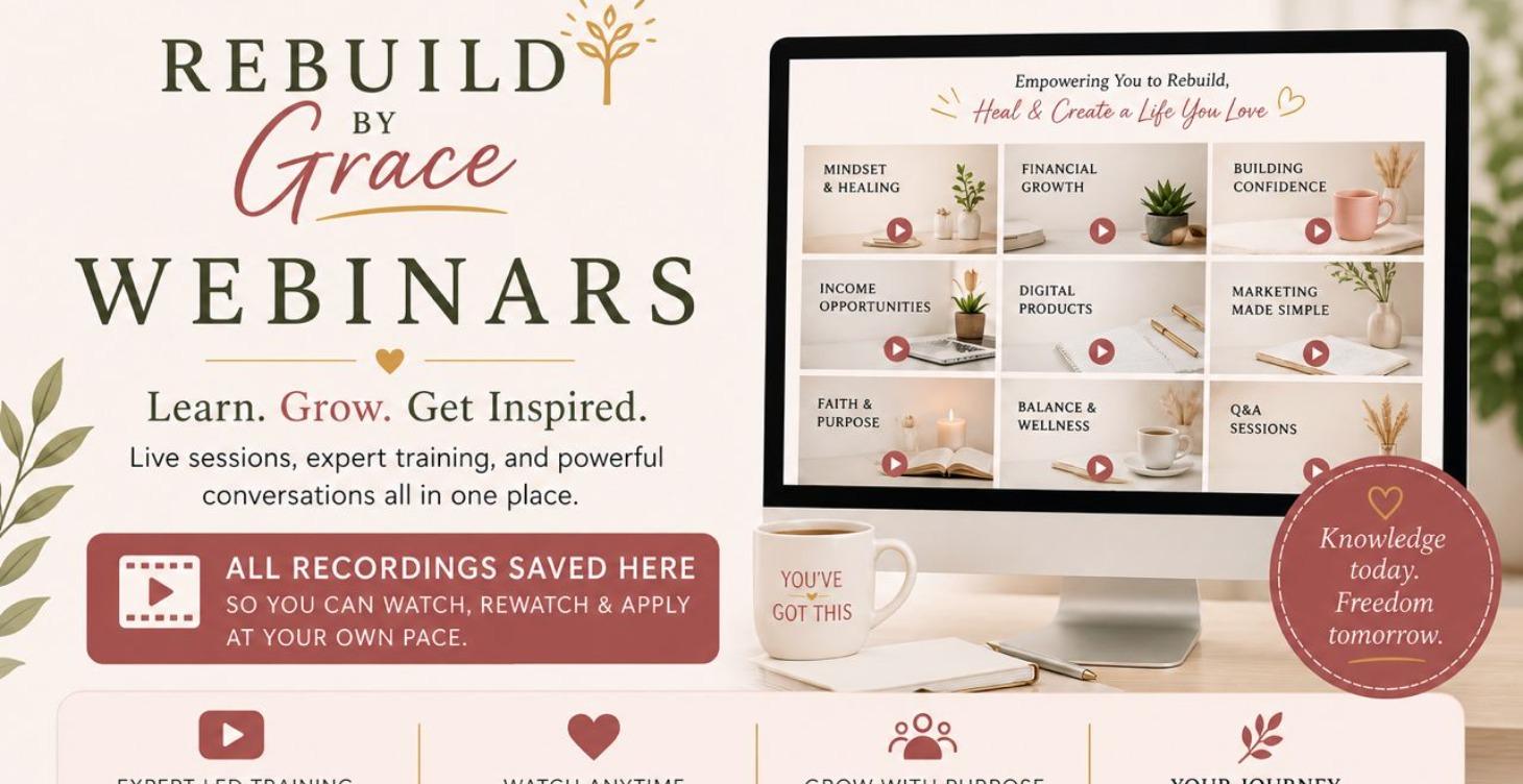 Rebuild By Grace Webinars