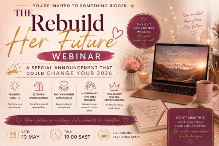 WEBINAR ANNOUNCEMENT - LIVE, FREE AND REAL