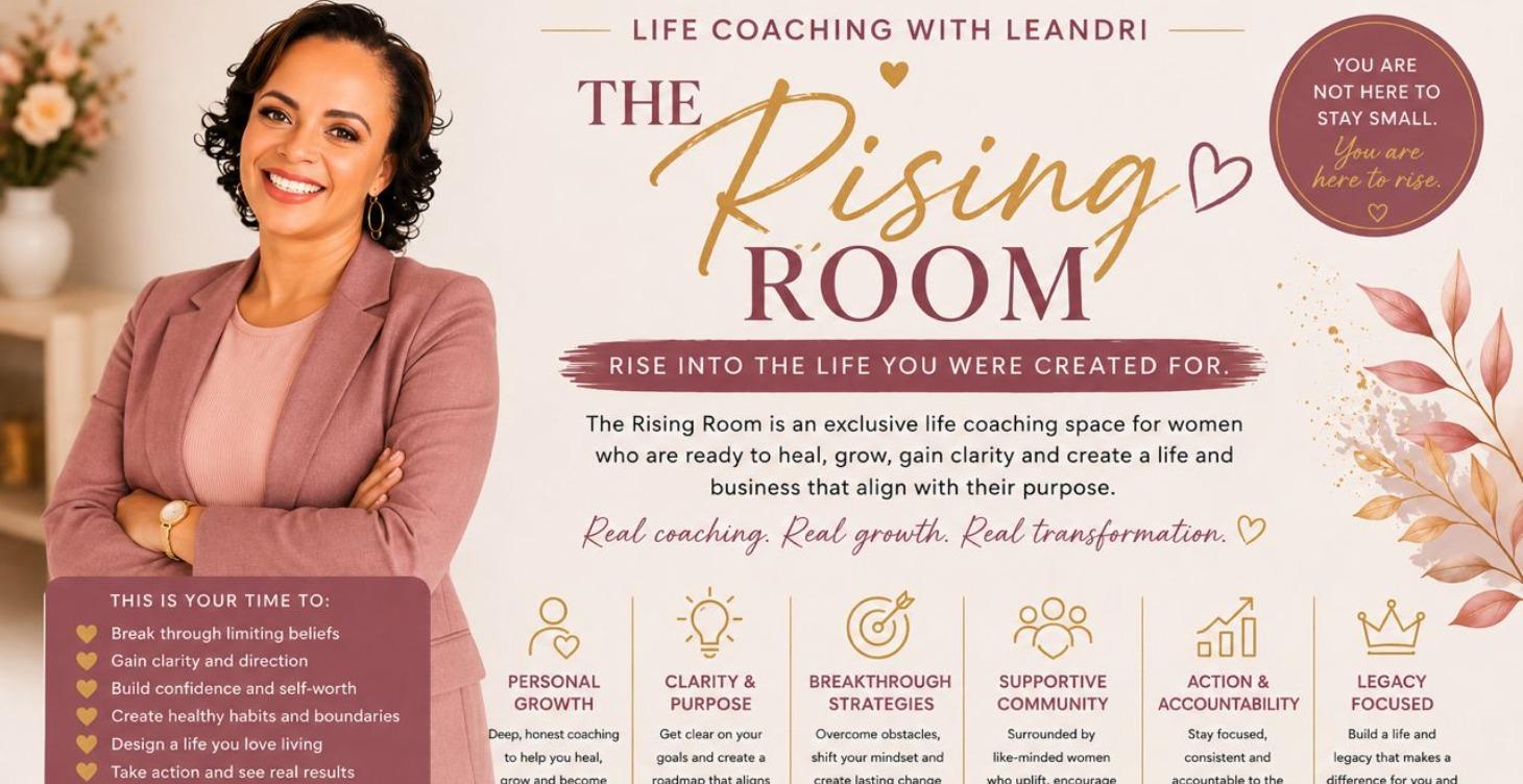 1:1 Coaching with Leandri - The Rising Room 💛