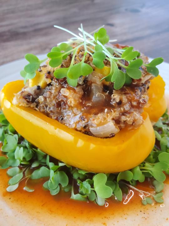 Stuffed Bell Peppers w/Mustard MG