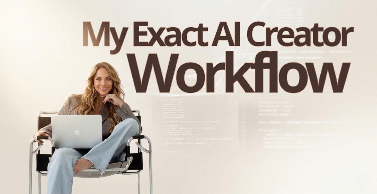 My Exact AI Creator Workflow