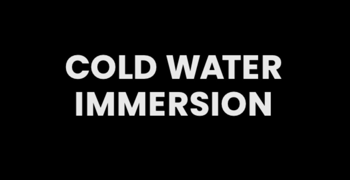 COLD WATER IMMERSION CERTIFICATE