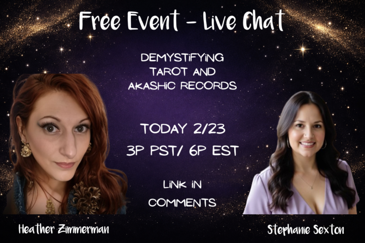 Demystifying Tarot and the Akashic Records - Today, 2/23 at 6 PM EST