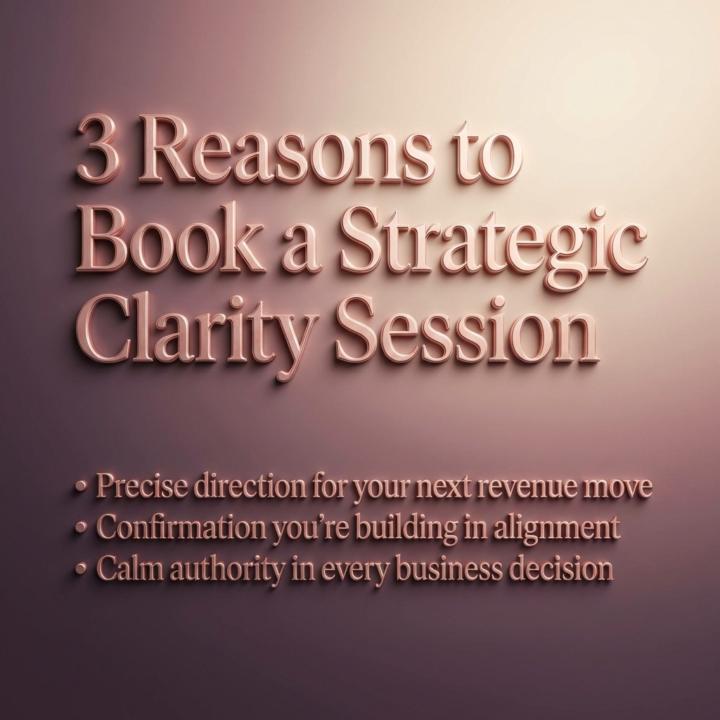 Business Clarity Sessions Available