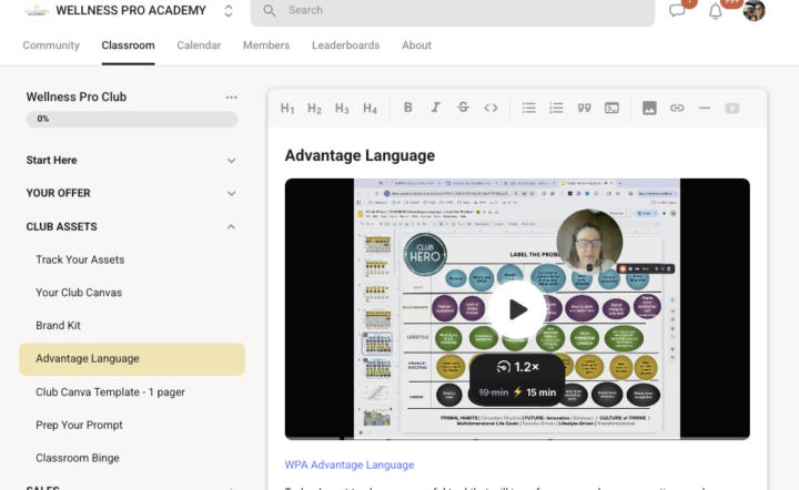 News! Advantage Language updated