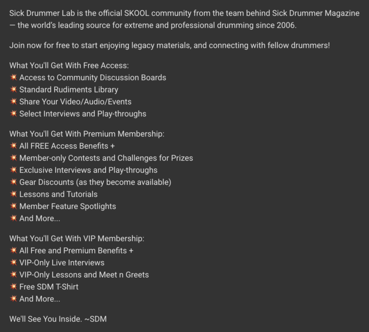 Our Member Structure