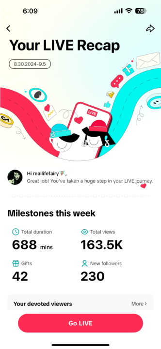 Go LIVE!