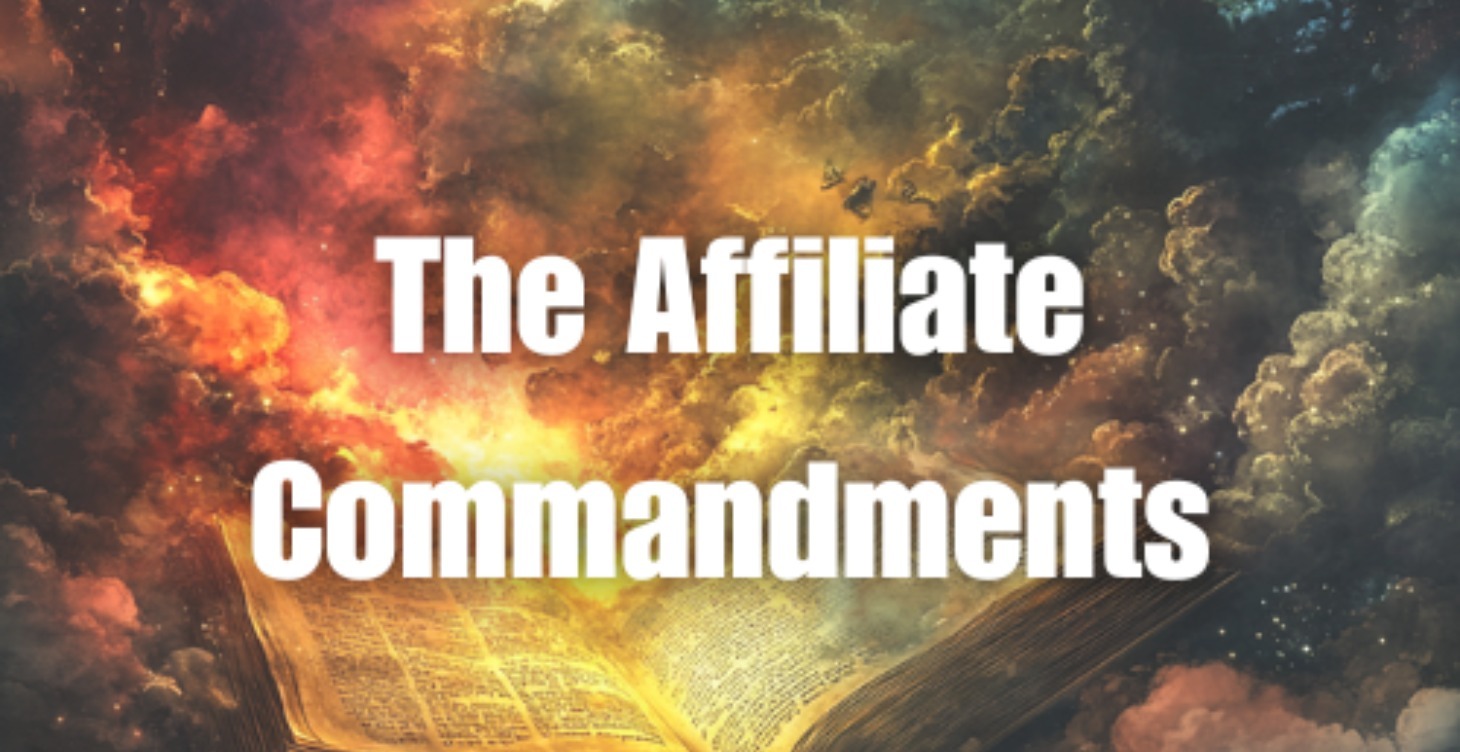 The Affiliate Commandments