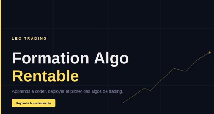 Formation "Algo rentable"
