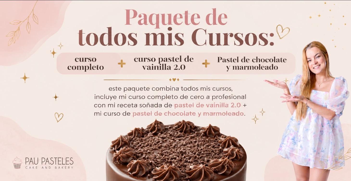 PAQUETE 2.0 - PASTELES VAINILLIA Y CHOCOLATE