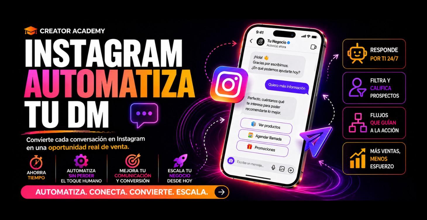 INSTAGRAM - AUTOMATIZA TU DM