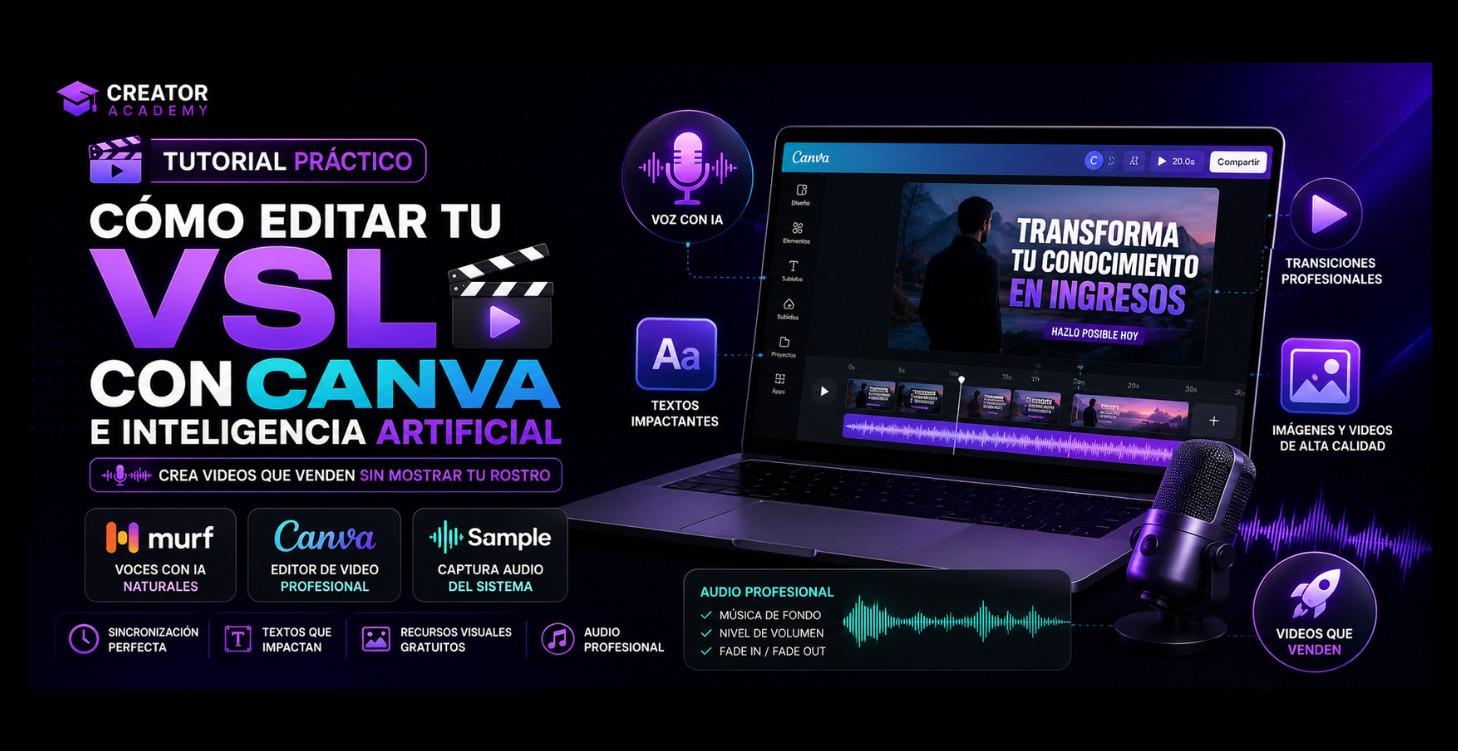 VSL CREATOR AI — CÓMO CREAR VIDEOS