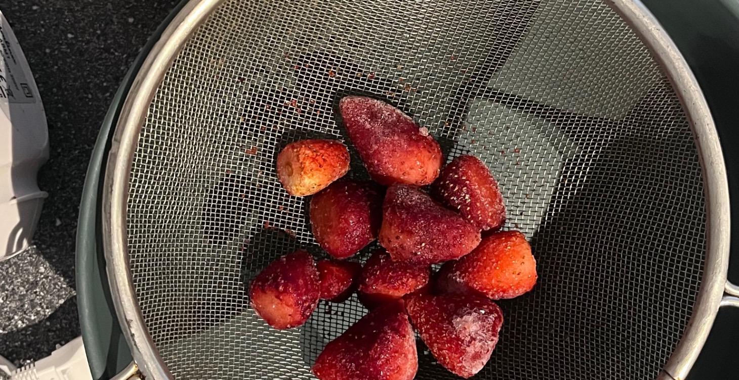 Aardbeienslagroom