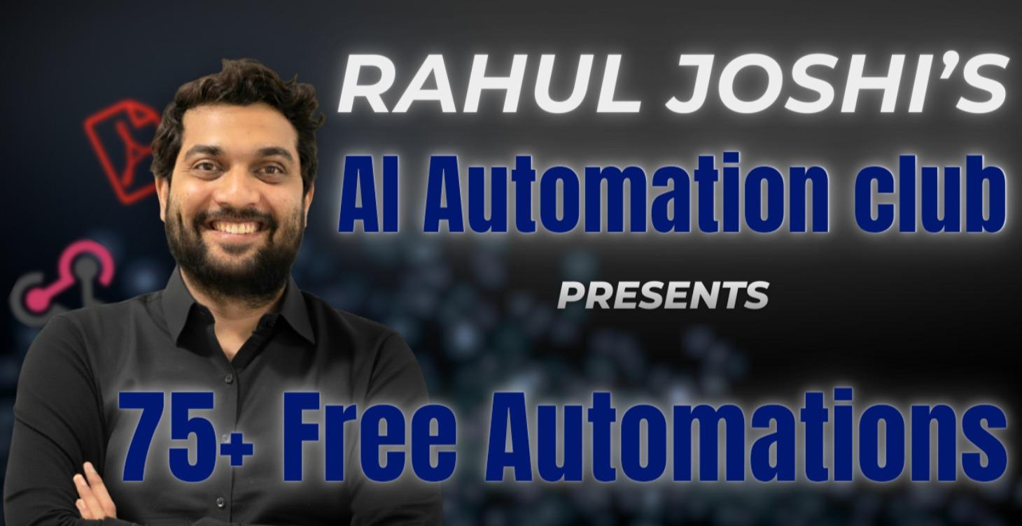 Free AI Automation Mastery (75+ Workflows)