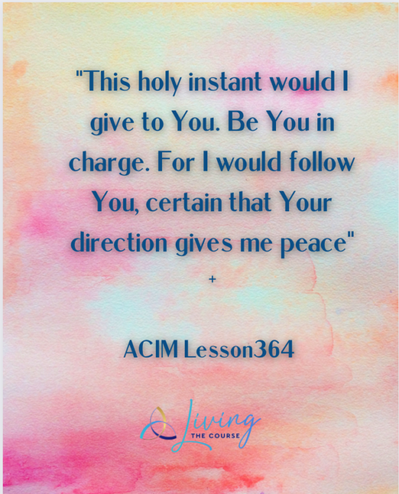 ACIM LESSON 364