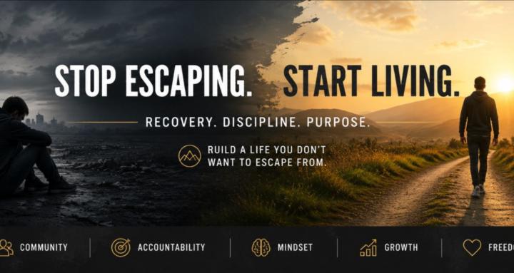 Quit escaping and start living