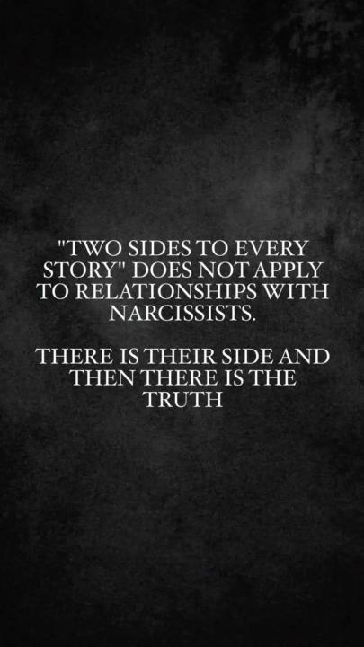Their side, and the truth.