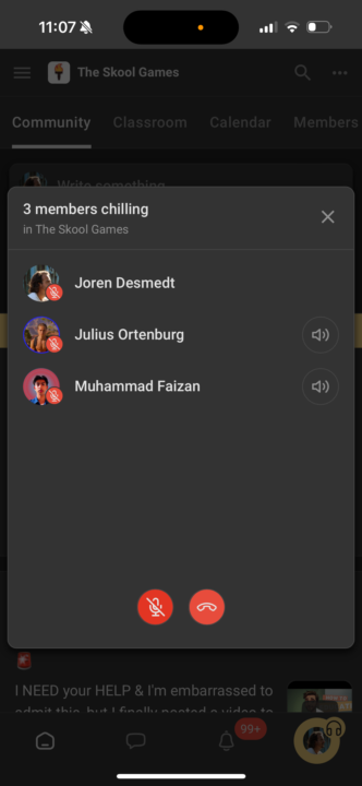 New feature on Skool