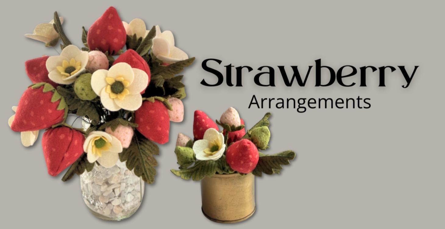 Strawberry Arrangements