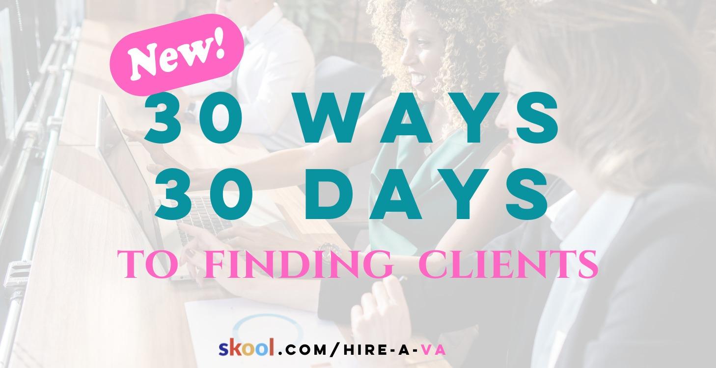 30 Ways in 30 Days