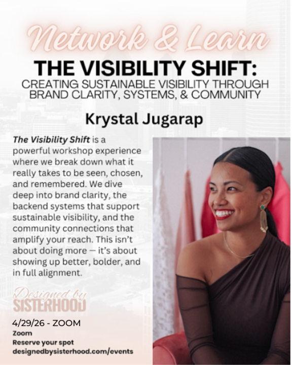 THIS WEDNESDAY! ⭐️ N&L: Visibility Shift with Krystal