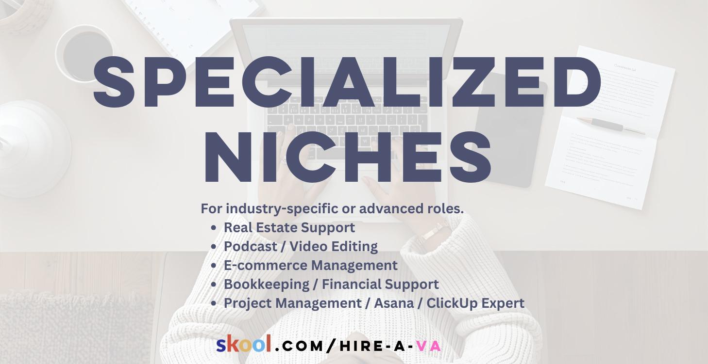 Specialized Niches
