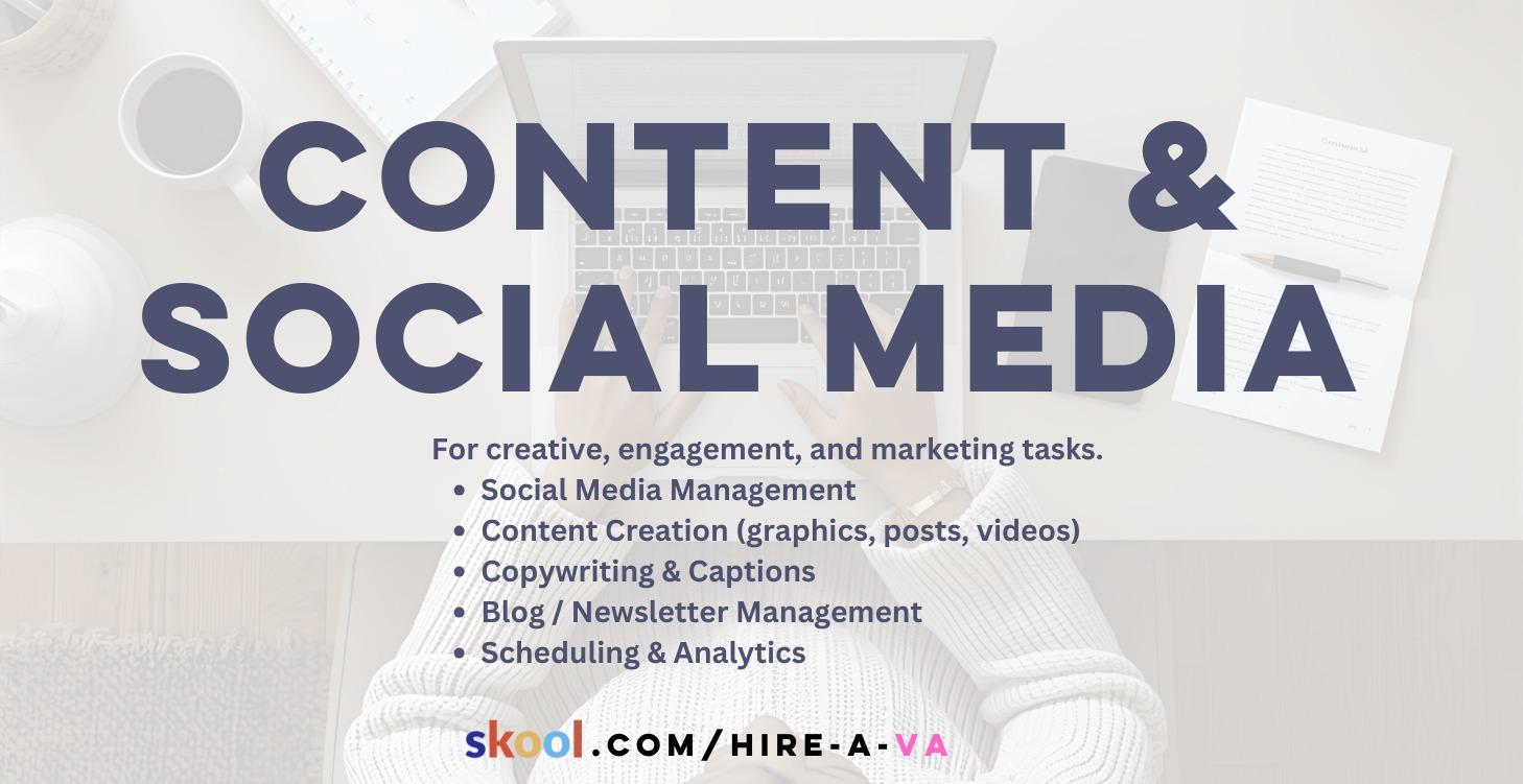 Content & Social Media
