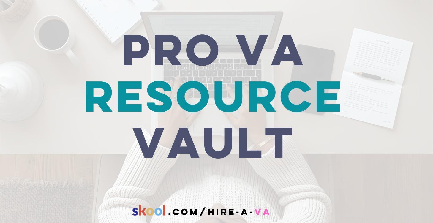 Pro VA Resource Vault