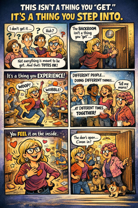 THIS ISN’T A THING YOU “GET.” IT’S A THING YOU STEP INTO...