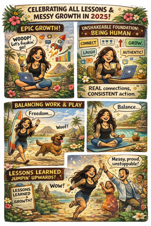 WHAT A YEAR OF MESSY GROWTH TAUGHT ME (AND I WOULDN’T CHANGE A DAMN THING)