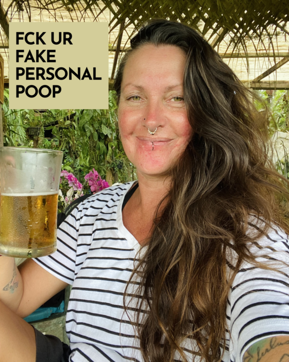 TRANSPARENCY = TRUST - DROP THE FAKE PERSONAL POOP