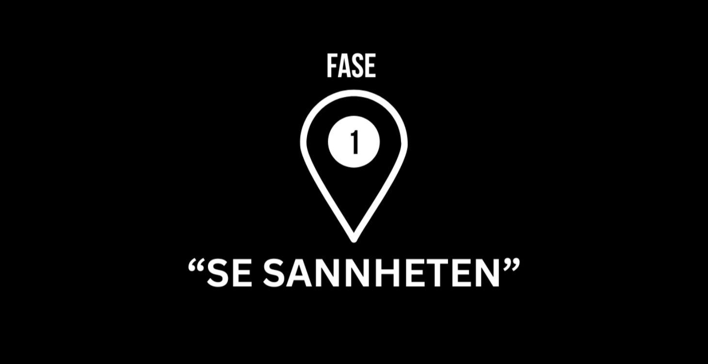 “Fase 1: Se Sannheten”