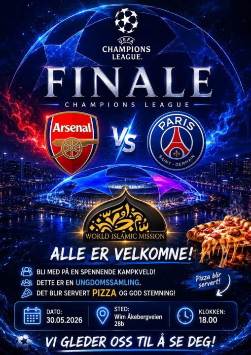 Lørdag 18:00 - champions league