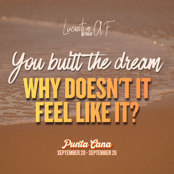 You built the dream. Why doesn't it feel like it? 🤔
