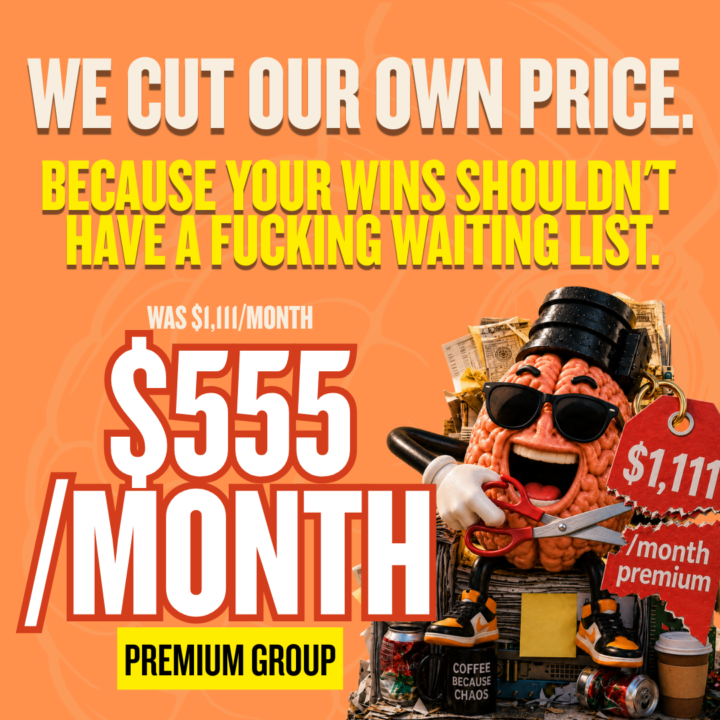 We Cut the Damn Price in Half. 🔥