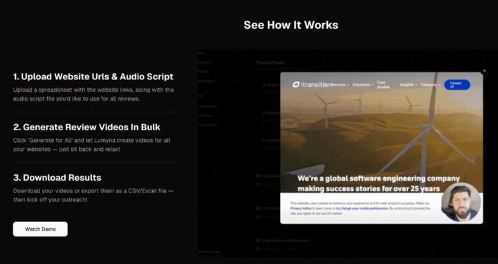 Lumyna Automate Video Outreach