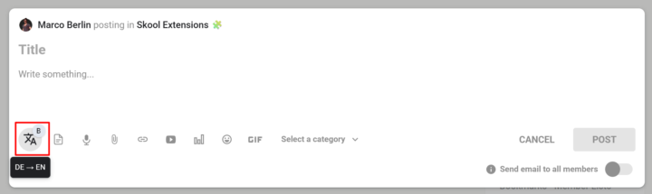 Translate Button