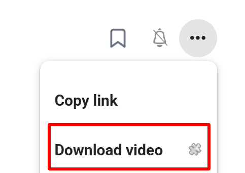 Video Download in Postings (Premium Feature 👑)