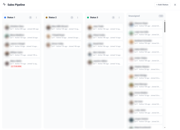 Sales Pipeline (Admin Feature 👑)