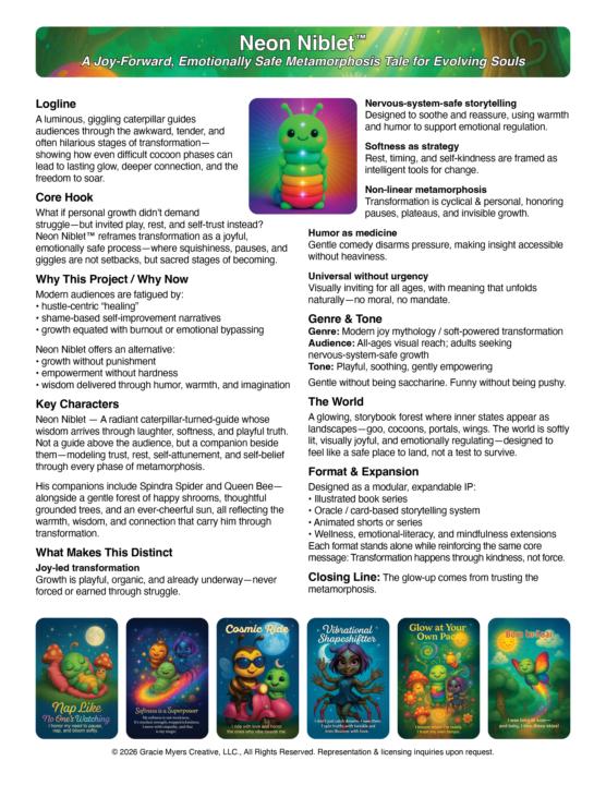 🔥“The glow-up comes from trusting the metamorphosis.” Neon Niblet™ Brand Statement 