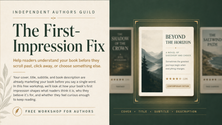 Free Workshop Tuesday, July 14: The First-Impression Fix