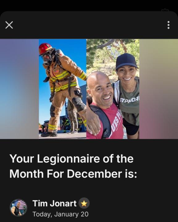 Decembers 1st Phorm legionnaire of the Month