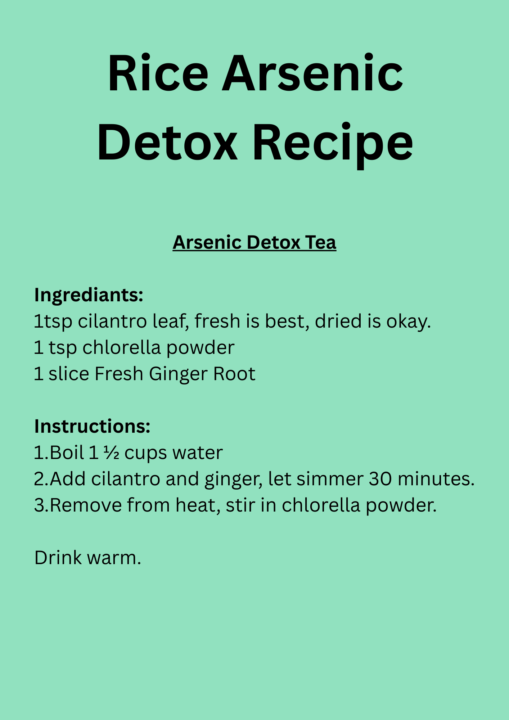 🥗Rice Arsenic Accumulaiton Detox Recipe