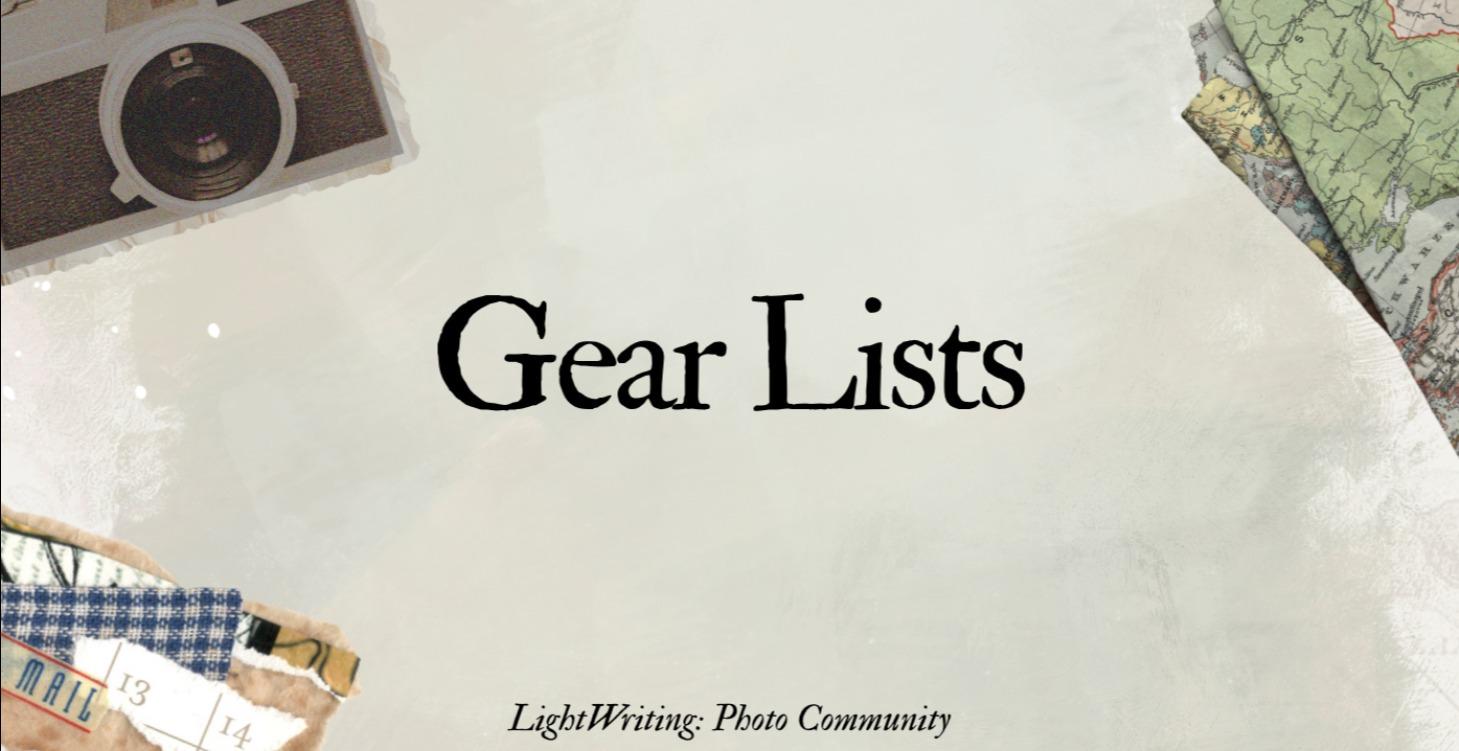 Gear Lists