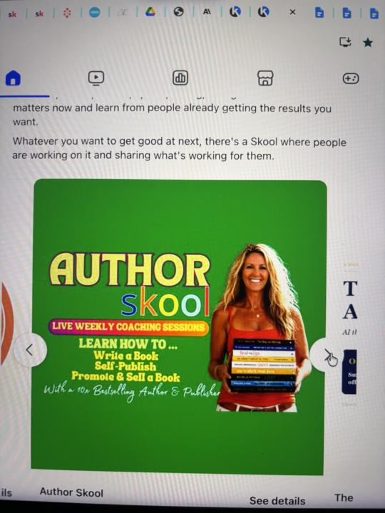 Congrats for Author Skool